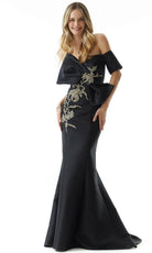 MGNY by Mori Lee 73030 - Bow Detailed Evening Gown