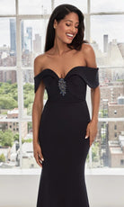 MGNY By Mori Lee 73106 - Off Shoulder Sweetheart Evening Gown