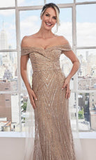 MGNY By Mori Lee 73110 - Sequin Sheath Evening Dress