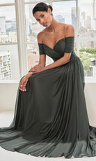 MGNY By Mori Lee 73113 - Beaded Trim Evening Dress