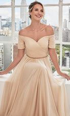 MGNY By Mori Lee 73113 - Beaded Trim Evening Dress