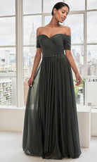 MGNY By Mori Lee 73113 - Beaded Trim Evening Dress