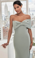 MGNY By Mori Lee 73114 - Bow Neckline Evening Dress