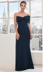 MGNY By Mori Lee 73114 - Bow Neckline Evening Dress
