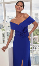 MGNY By Mori Lee 73116 - Floral Applique Evening Dress