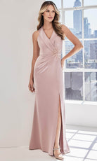 MGNY By Mori Lee 73121 - Tuxedo Halter Evening Dress