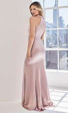 MGNY By Mori Lee 73121 - Tuxedo Halter Evening Dress