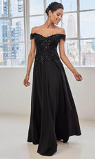 MGNY By Mori Lee 73131 - Embroidered A-Line Evening Dress