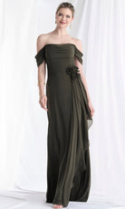 MGNY By Mori Lee 73165 - Off Shoulder Chiffon Ruffle Gown