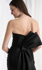 MGNY By Mori Lee 73170 - Strapless Beaded Fringe Formal Gown