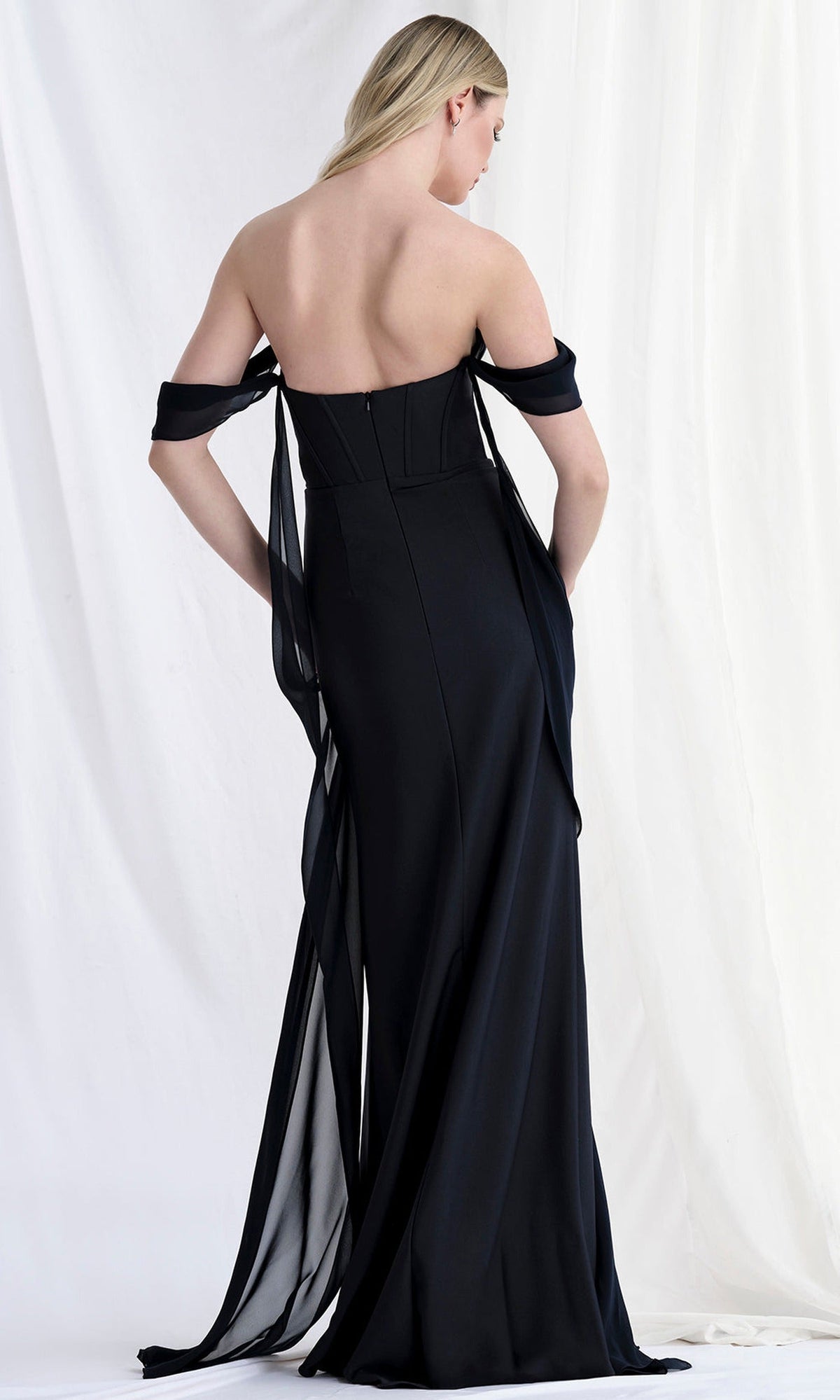 MGNY By Mori Lee 73176 - Sweetheart Off Shoulder Gown with Slit