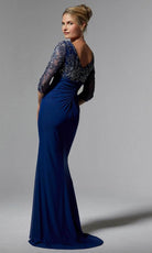 Mori Lee 72909 - MGNY By Mori Lee - Metallic Embroidered Evening Gown