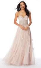 Mori Lee - 46006 Embroidered Lace Sweetheart A-line Gown - designer prom dress at Silhouette Dresses