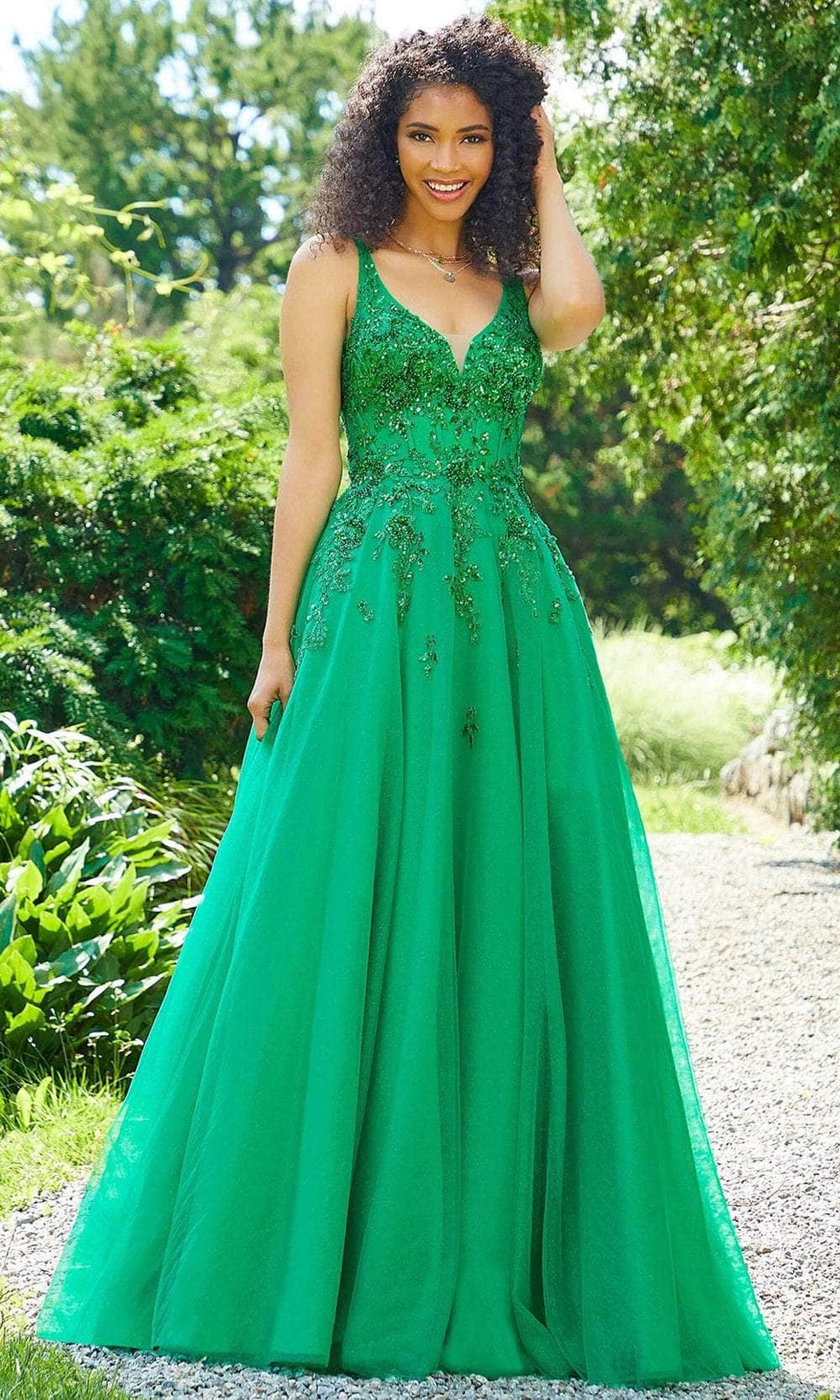 Mori Lee 47019 - Embellished Sleeveless Prom Dress