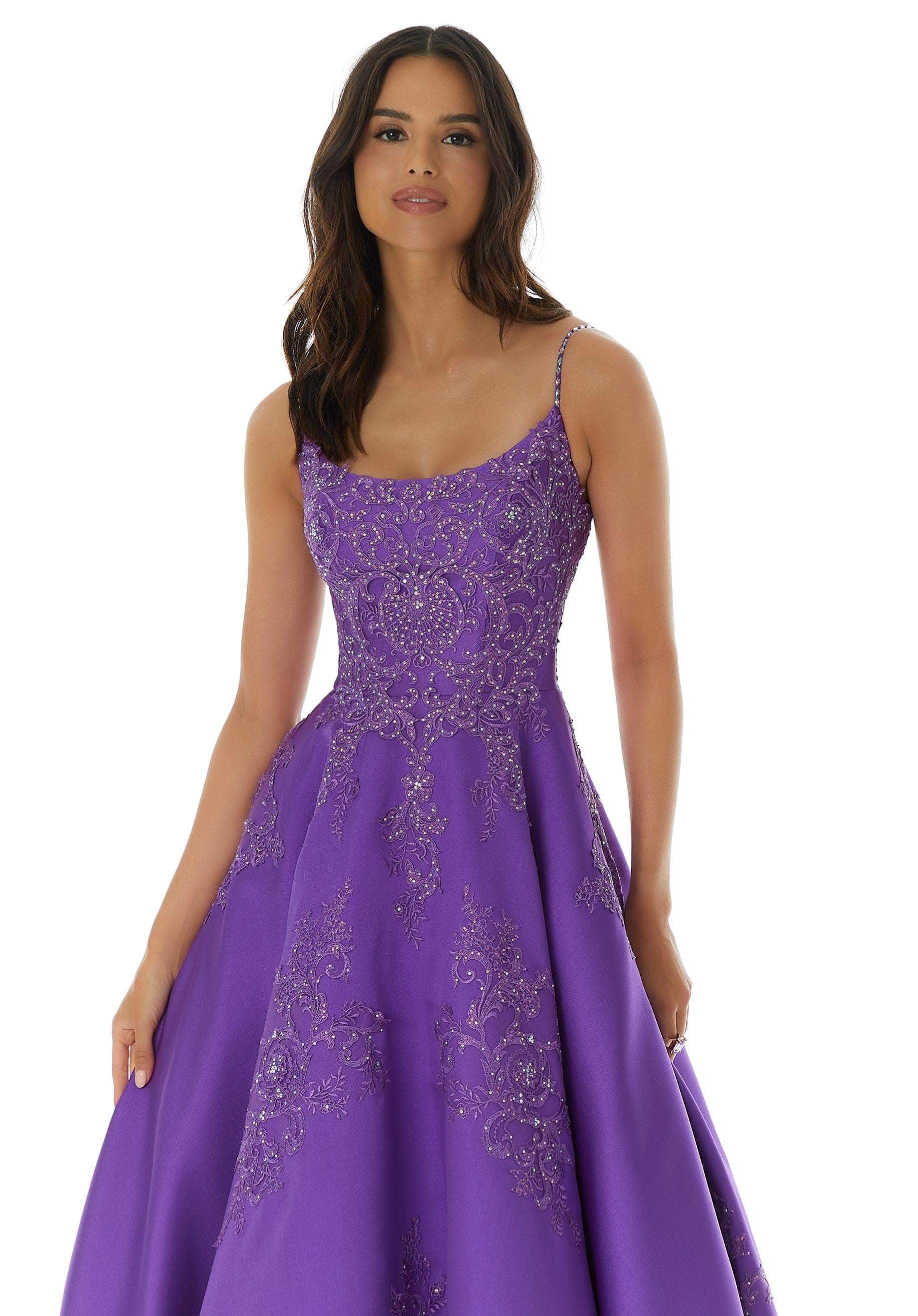 Mori Lee 47056 - Sleeveless Scoop Neck Prom Dress - view 9