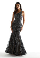Mori Lee 48025 - One Shoulder Embroidered Prom Gown - view 12