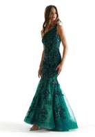 Mori Lee 48025 - One Shoulder Embroidered Prom Gown - view 10