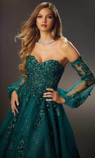 Mori Lee 48053 - Sweetheart Embroidered Ballgown - view 5