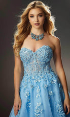 Mori Lee 48053 - Sweetheart Embroidered Ballgown - back view