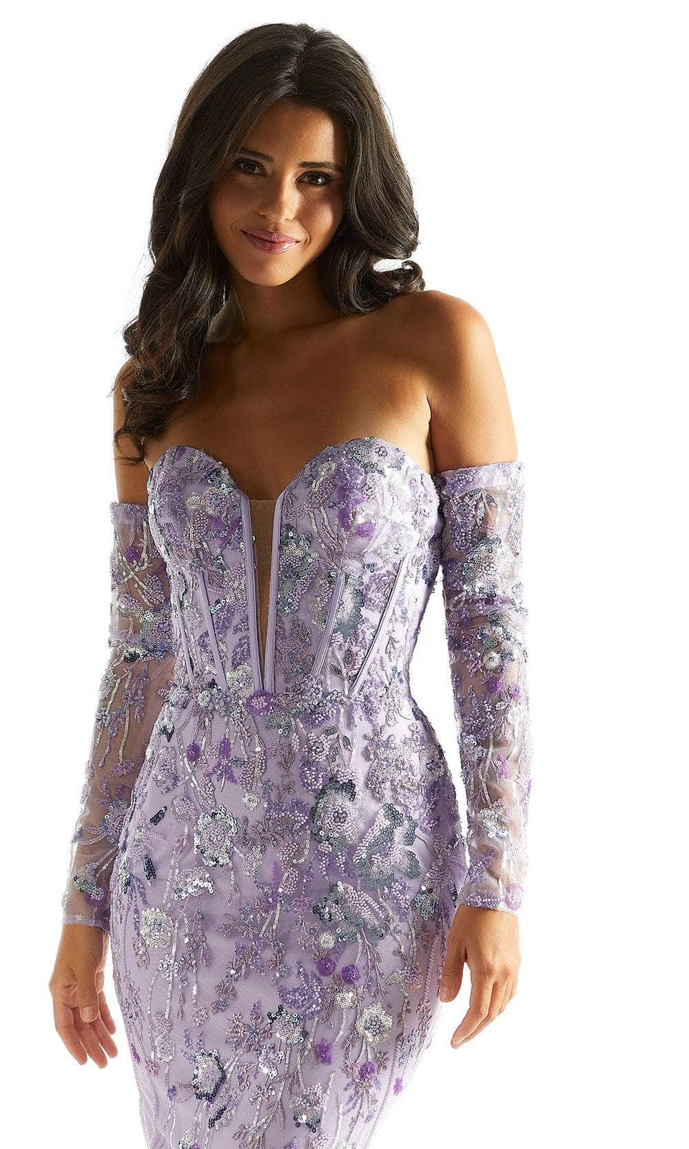 Mori Lee 49002 - Sequin Pattern Prom Dress - view 7