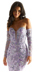 Mori Lee 49002 - Sequin Pattern Prom Dress - view 7
