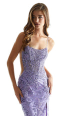 Mori Lee 49006 - Beaded Lace Prom Dress - view 5