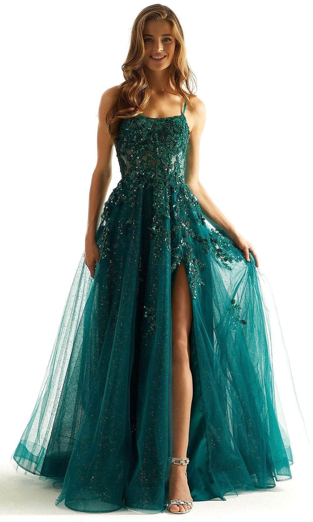 Mori Lee 49023 - Scoop Corset Prom Dress - view 5