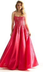 Mori Lee 49026 - Square Corset Prom Dress - designer prom dress at Silhouette Dresses