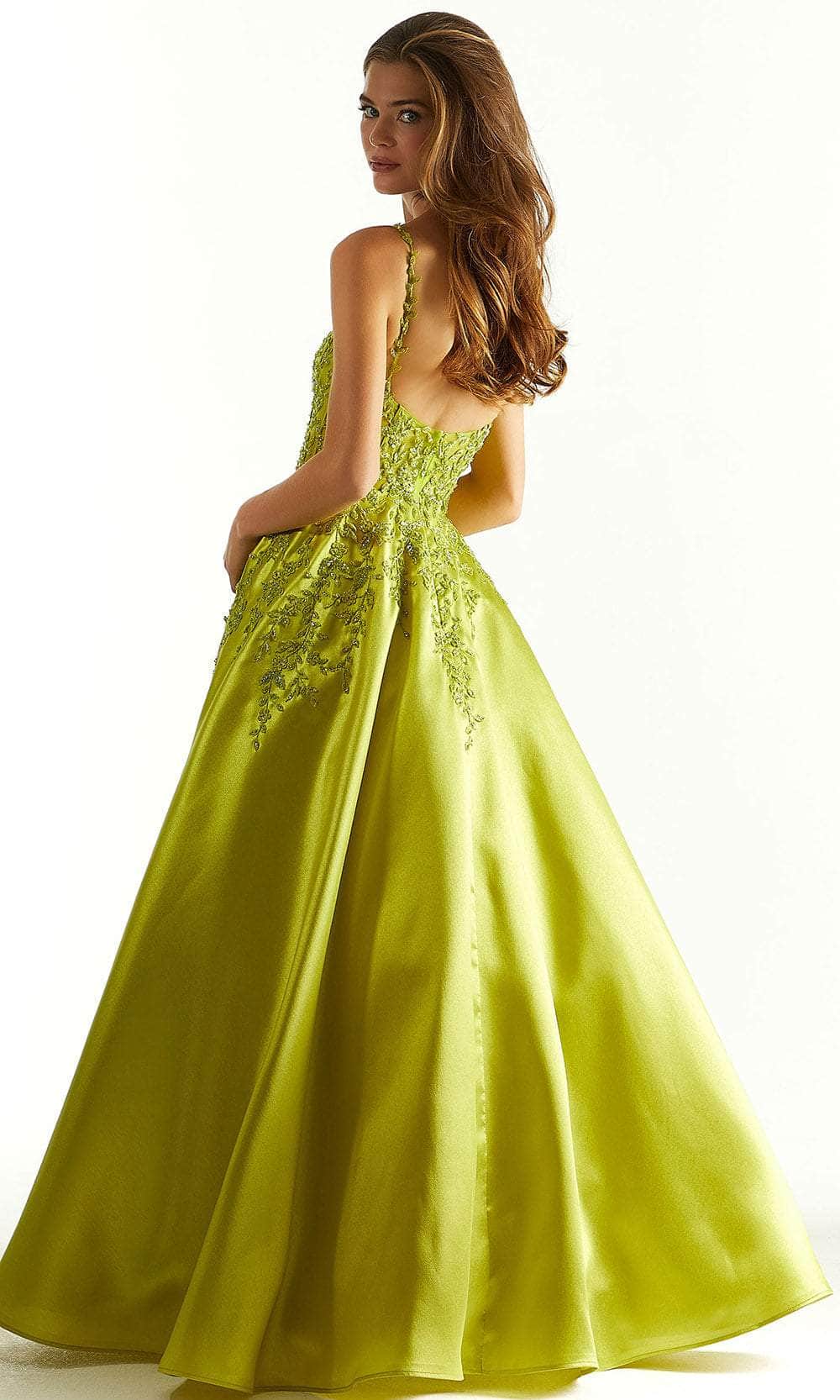 Mori Lee 49026 - Square Corset Prom Dress - back view