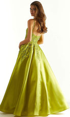 Mori Lee 49026 - Square Corset Prom Dress - back view