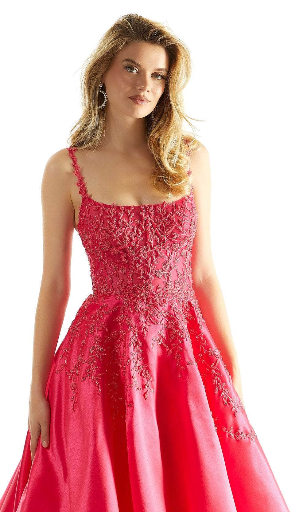 Mori Lee 49026 - Square Corset Prom Dress - view 4