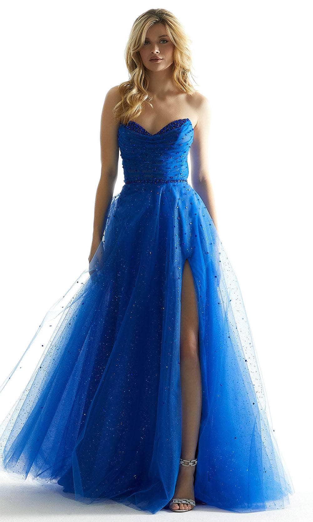 Mori Lee 49028 - Crystal Sweetheart Prom Dress - view 7