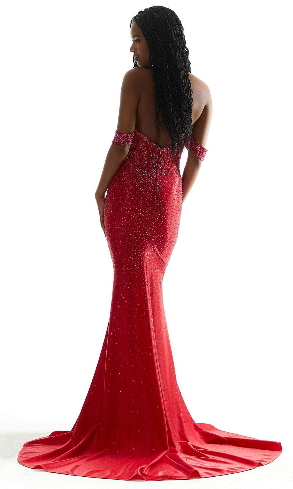 Mori Lee 49031 - Fitted Sweetheart Prom Dress - back view