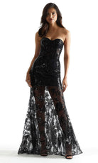 Mori Lee 49032 - Illusion Mermaid Prom Dress - designer prom dress at Silhouette Dresses