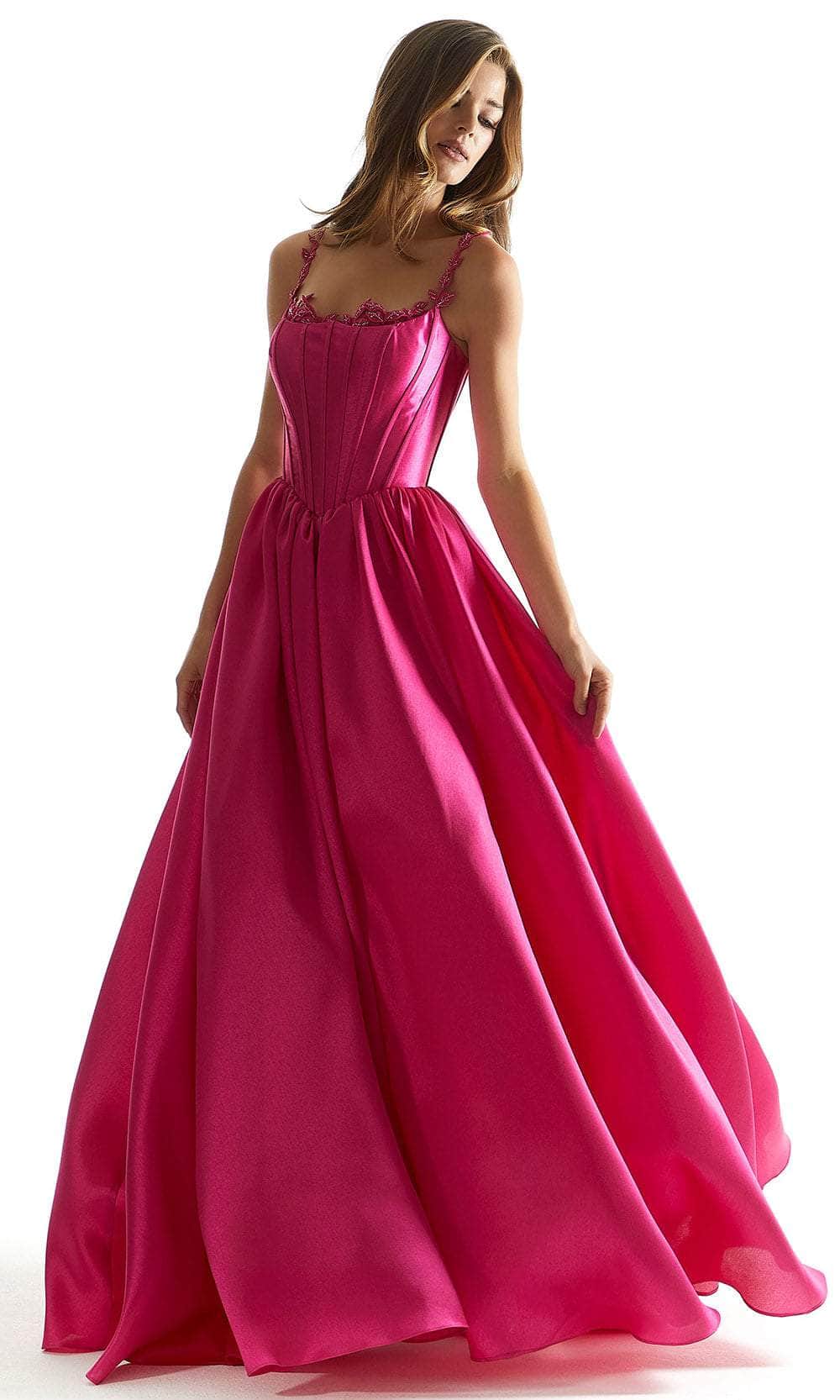 Mori Lee 49036 - Leaf Square Prom Dress - view 5