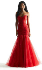 Mori Lee 49046 - Strapless Mermaid Prom Dress - back view