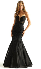 Mori Lee 49060 - Mermaid Floral Prom Dress - view 5