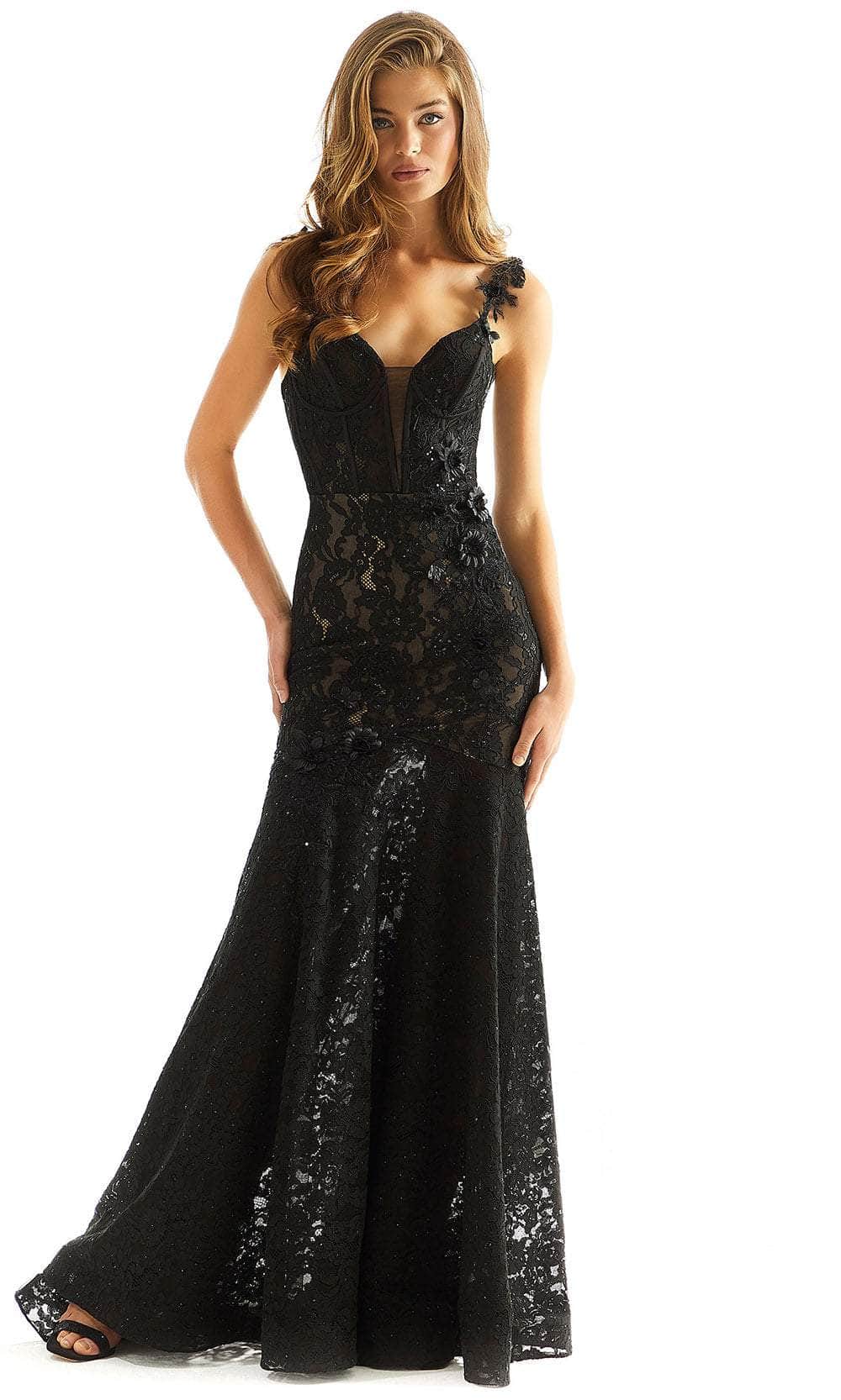 Mori Lee 49062 - Lace Corset Prom Dress - view 5