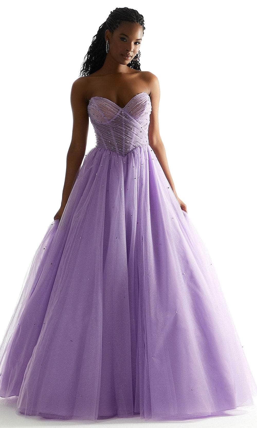 Mori Lee 49071 - Corset Glitters Prom Dress - designer prom dress at Silhouette Dresses