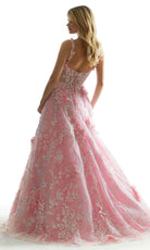Mori Lee 49072 - Square Corset Prom Dress - back view