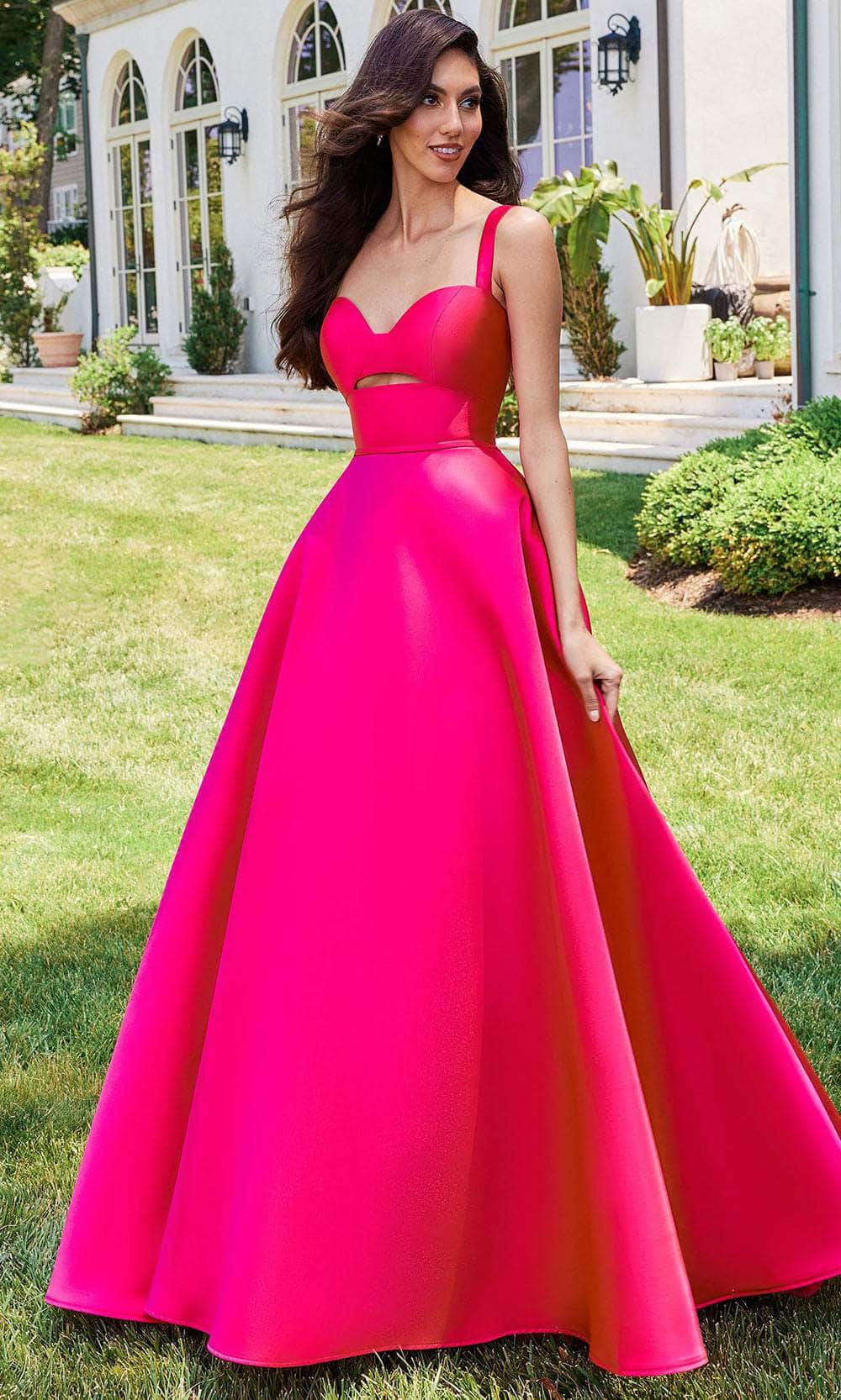 Mori Lee 49111 - Bandeau Cutout Prom Dress - view 5