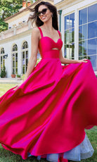 Mori Lee 49111 - Bandeau Cutout Prom Dress - back view