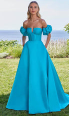 Mori Lee 49129 - Mikado A-Line Prom Dress - view 8