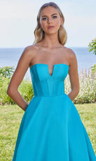 Mori Lee 49129 - Mikado A-Line Prom Dress - view 5