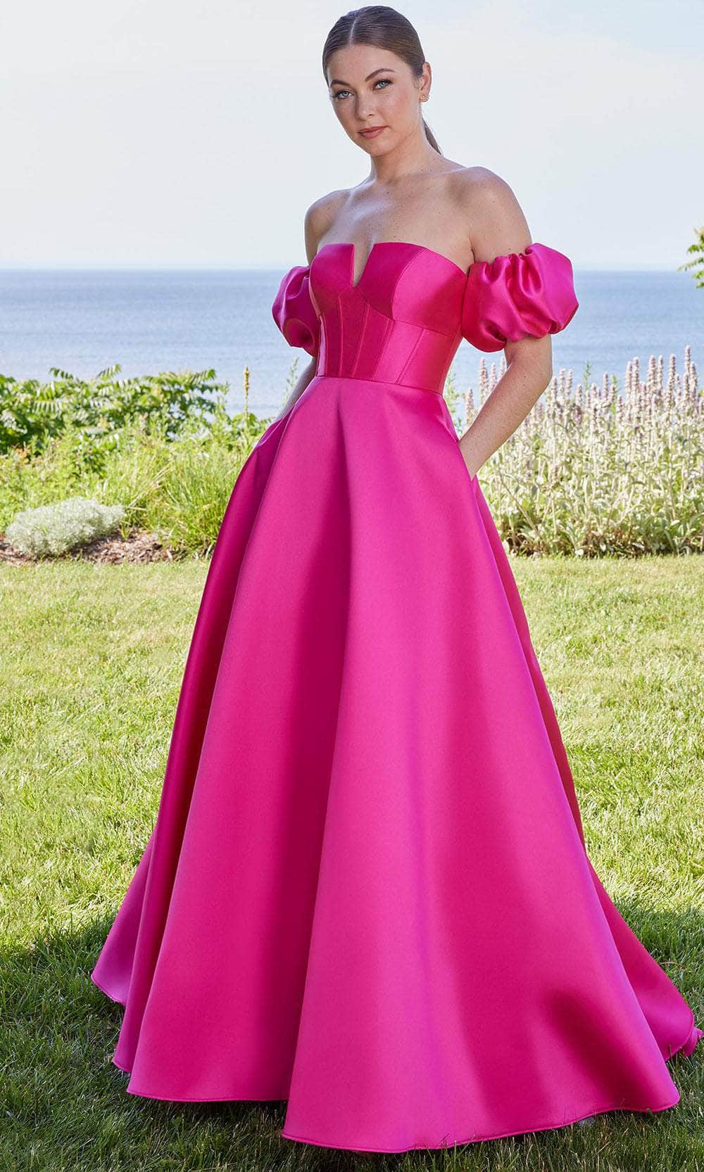 Mori Lee 49129 - Mikado A-Line Prom Dress - designer prom dress at Silhouette Dresses