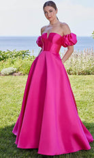 Mori Lee 49129 - Mikado A-Line Prom Dress - designer prom dress at Silhouette Dresses