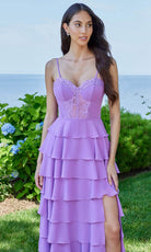 Mori Lee 49162 - Bustier A-Line Prom Dress - detail view