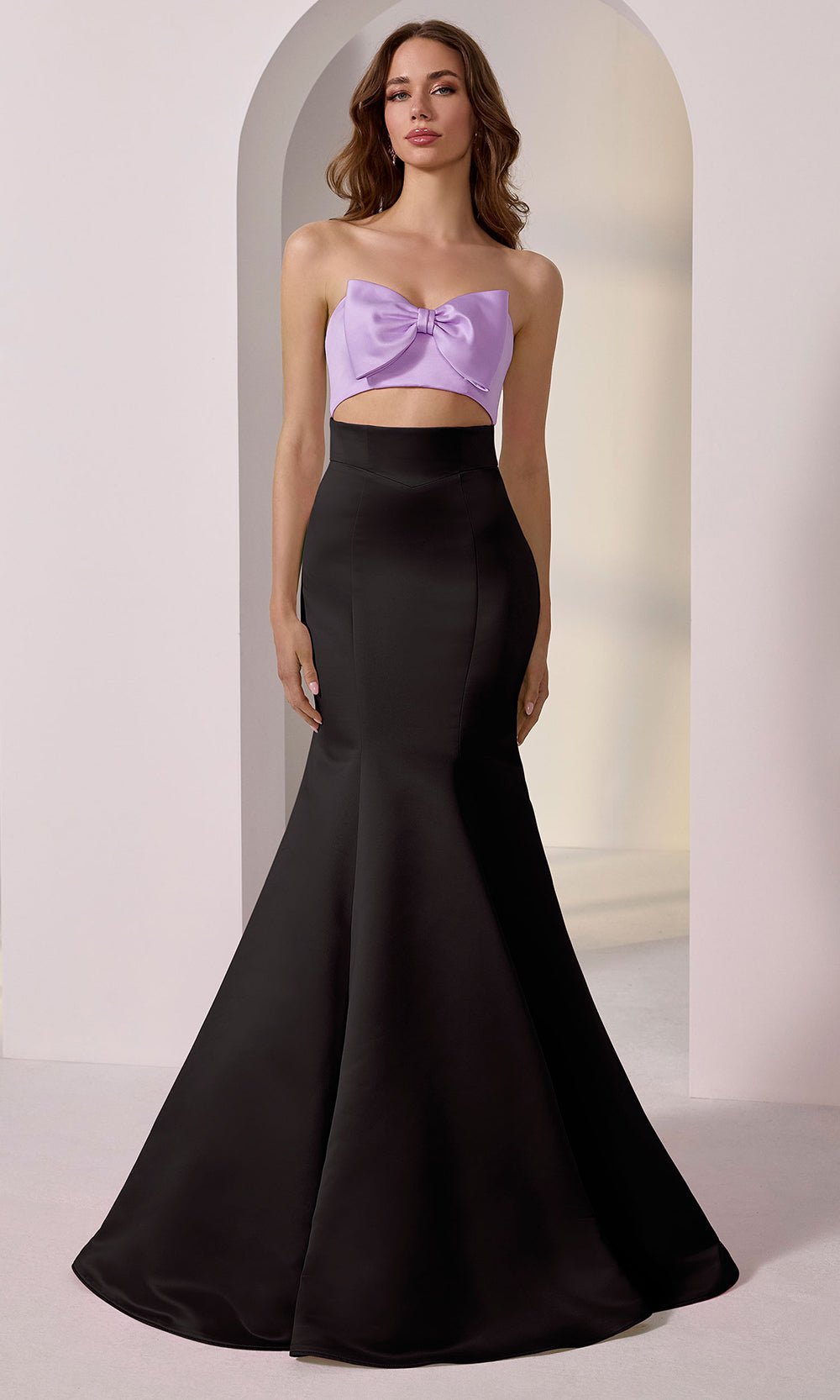 Mori Lee 49210 - Bow Sweetheart Neck Mermaid Prom Gown - Silhouette Dresses