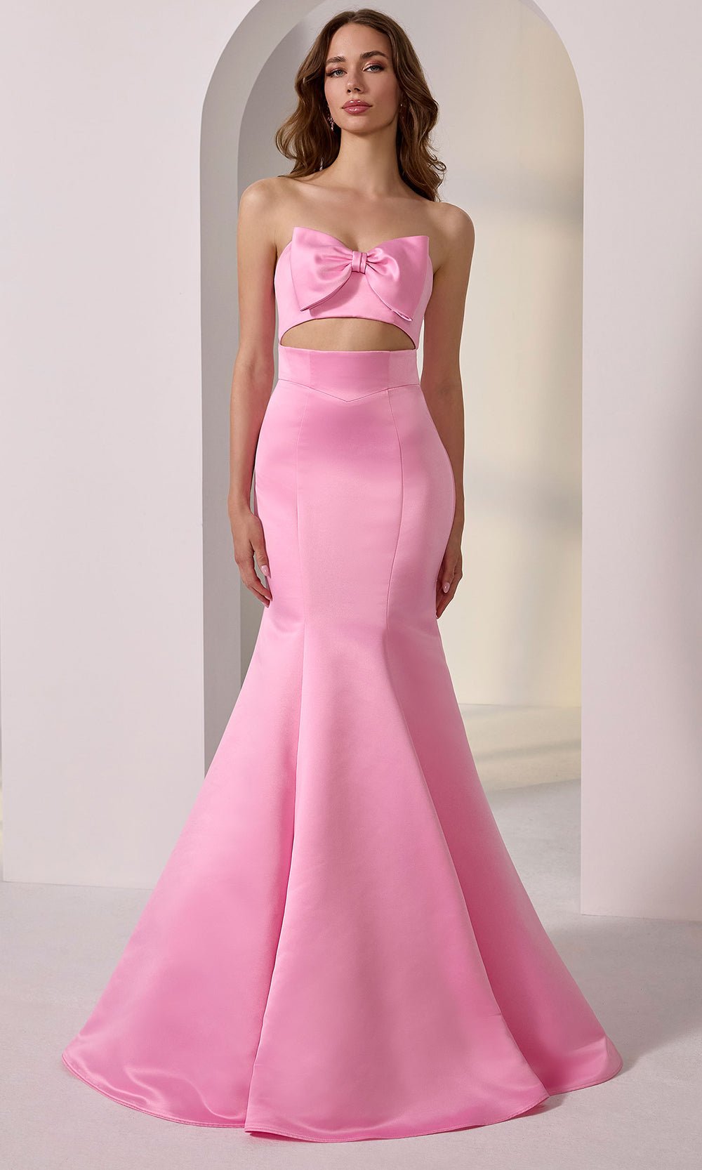 Mori Lee 49210 - Bow Sweetheart Neck Mermaid Prom Gown - Silhouette Dresses