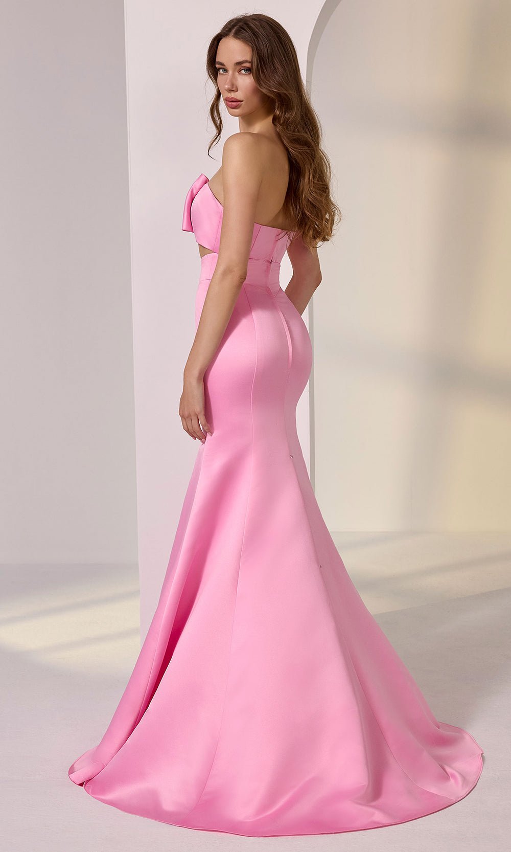 Mori Lee 49210 - Bow Sweetheart Neck Mermaid Prom Gown - Silhouette Dresses